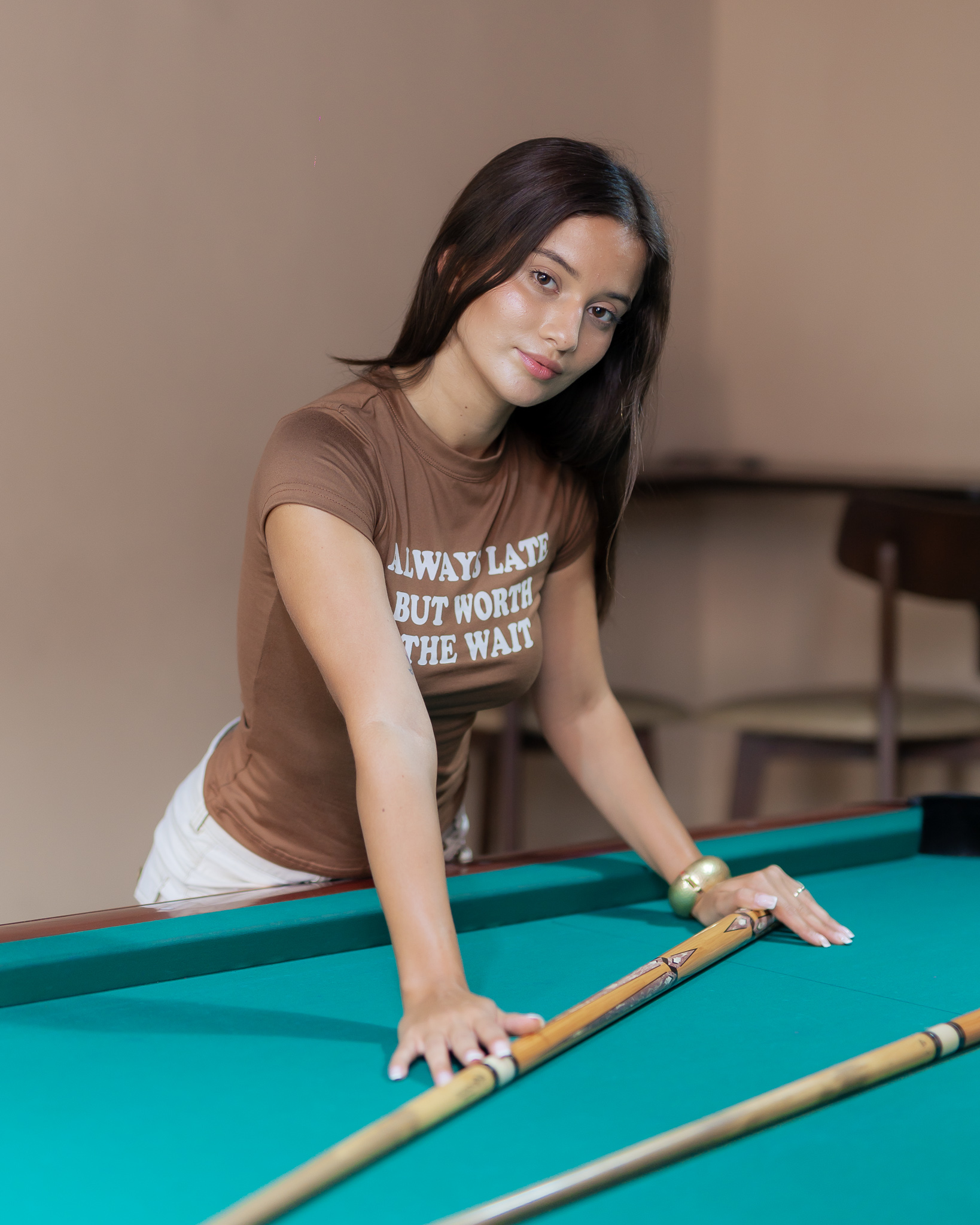 CITY GIRL- “WORTH THE WAIT”VINTAGE FITTED TEE - Image 9
